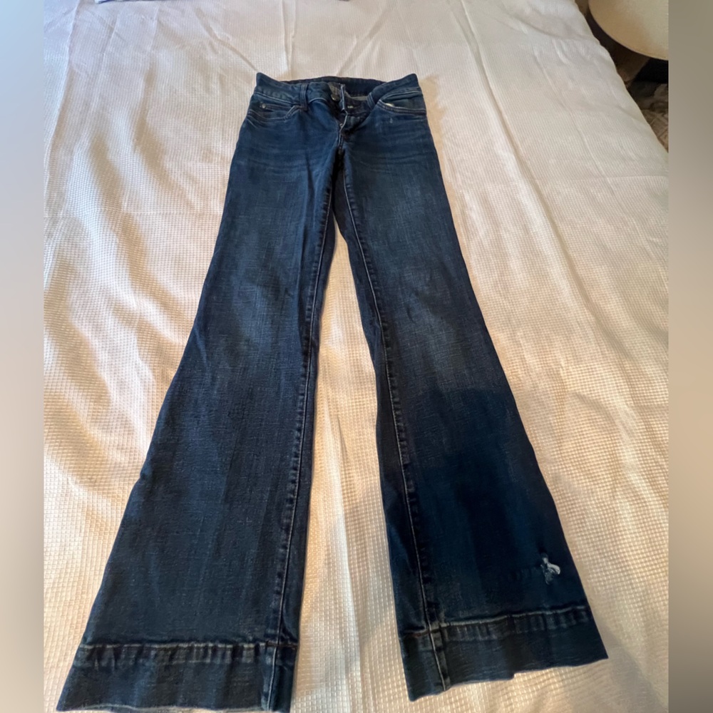 Wrangler Dark Blue Flare Jeans